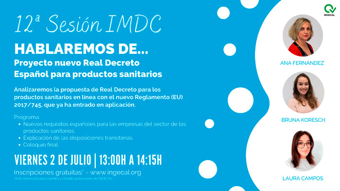 Cartel informativo 12a sesión IMDC Cartel informativo 12a sesión IMDC