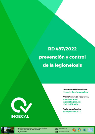 Nuevo Real Decreto 487/2022 Legionelosis