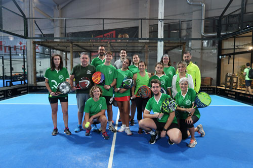 ingecal-team-padel El equipo de INGECAL en el pádel solidario