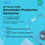 Novedades productos sanitarios